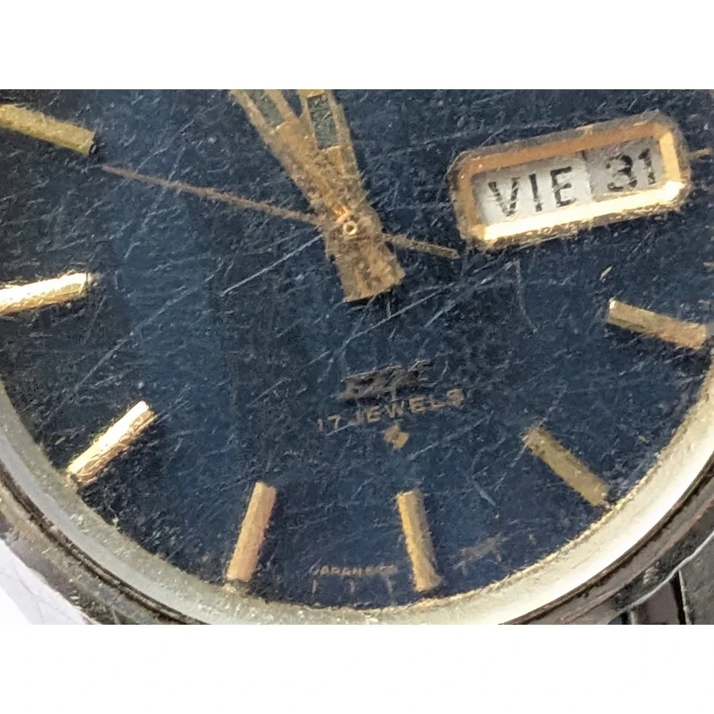 Seiko DX Wristwatch Mens 1973 Vintage Retro Automatic 17 Jewels 6106-7829 Japan
